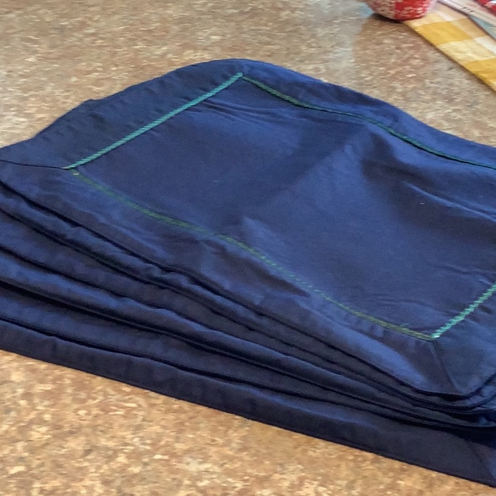 NINE NAVY PLACEMATS - Picture 4 of 4